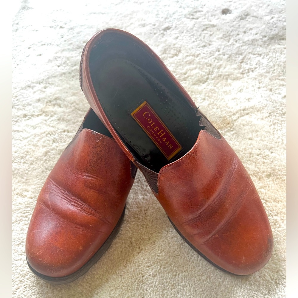 Cole Haan Women’s Brown Leather Slip-Ons